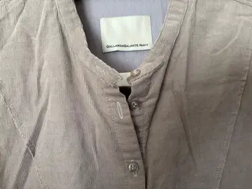 GALLARDAGALANTE NAVY 베이지 코듀로이 원피스