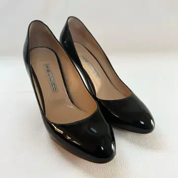 PELLICO 아몬드 토 페이턴트 펌프스 블랙 37 1/2
