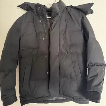 유니클로 +J 오버 사이즈 다운 블랙 S