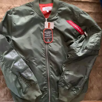 BAYCREST MA-1 자켓 L 올리브 그린