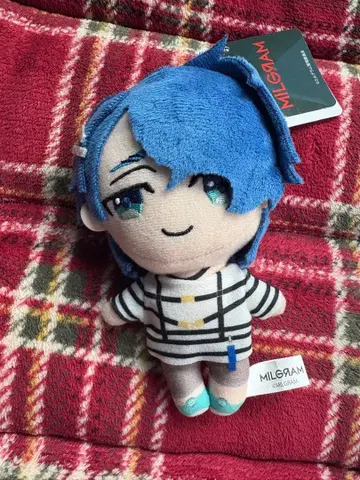 밀그램 볼 체인 포함 봉제 인형 하루카