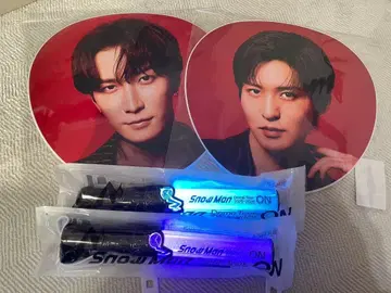 SnowMan ON 응원봉 부채 세트