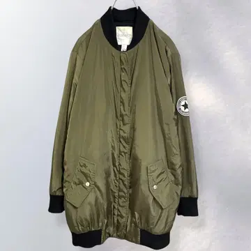 포에버21 오버 사이즈 블루종 MA-1 캐주얼 M [ b159