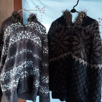 villand 니트 후드티