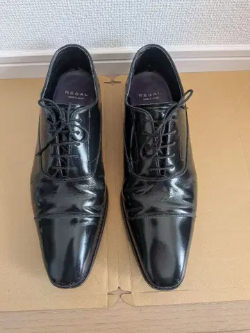 REGAL 블랙 비즈니스 슈즈