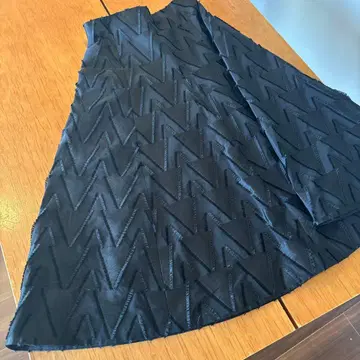 ESTNATION 블랙 플레어 스커트