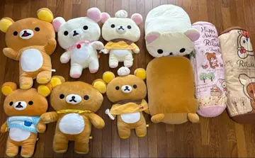 리락쿠마 코리락쿠마 키이로이토리 빅 봉제 인형 굿즈 쿠션