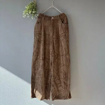 저널 스탠다드 [S] 성숙 캐주얼 코튼 코듀로이 와이드 팬츠