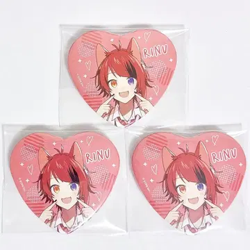 리이누 군 스토푸리 스토마지 하트 캔뱃지 딸기 문화제