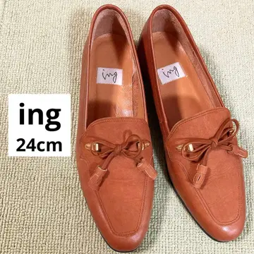 ing 리본 태슬 로퍼 24cm 일본제 브라운