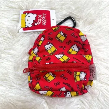 헬로키티전 백팩형 파우치 회장 한정판 빨간색