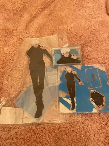 주술회전 고죠 사토루 대교류전 아크릴 메가 피규어 아크릴 블록