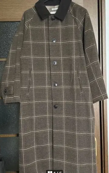 니코앤드 - 체크 롱 코트