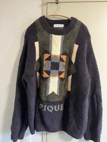 미사용 새상품 젤라또피케 자카드 니트 L 사이즈 남성용 젤라피케