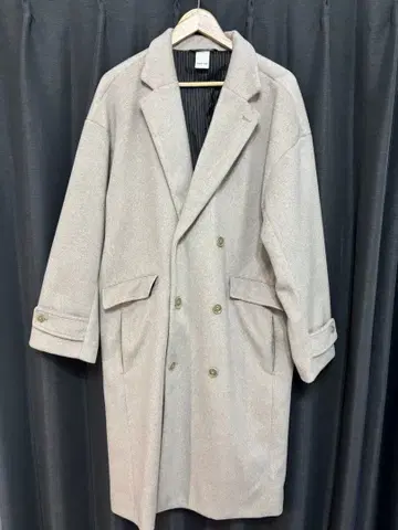 Casper John/멜톤 더블 체스터 코트