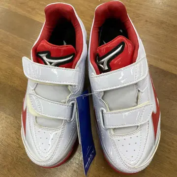 미즈노 스파이크 화이트/레드