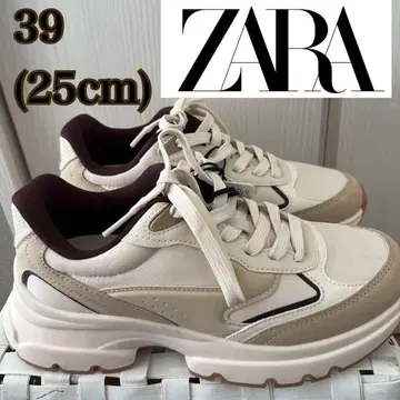 [ 택 포함 ] ZARA 대비 디테일 러닝 스니커즈 39