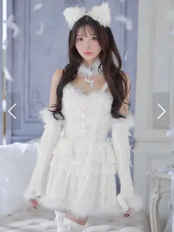 Malymoon / 마리문 코스프레 고양이 화이트