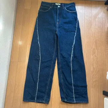 데님 팬츠 스트레이트 레그