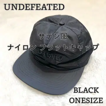 새상품급 [ UNDEFEATED ] 새틴풍 나일론 플랫캡 BK
