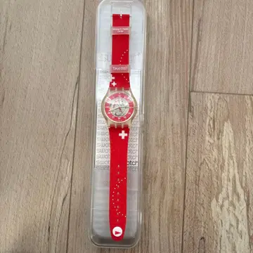 Swatch Tokyo 2007 레드 손목시계