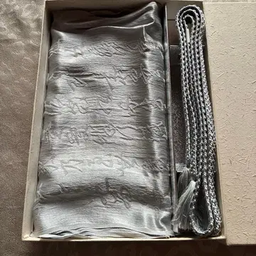 단고 크레이프 원단 오비 장식 천 허리띠 세트