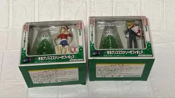 원피스 빛나는 크리스마스 트리 포함 피규어 상디 & 루피 총 2개