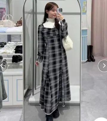 인플루언서 기획 Yui 롱 원피스 OLIVE des OLIVE