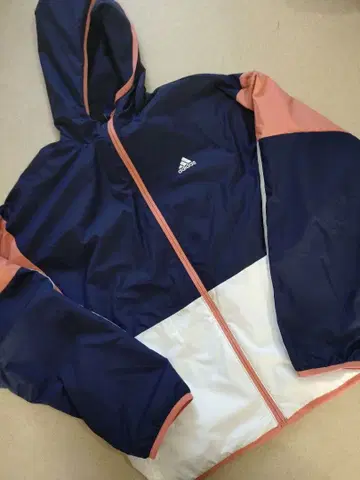 아디다스 윈드브레이커 후드티 S 네이비 adidas