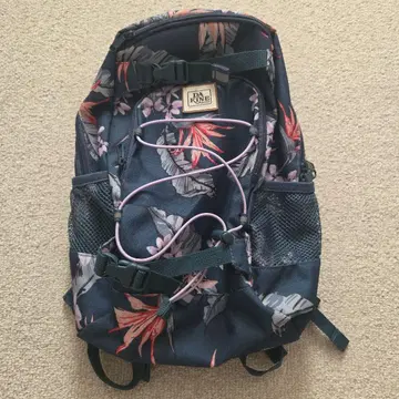 꽃무늬 중형 백팩