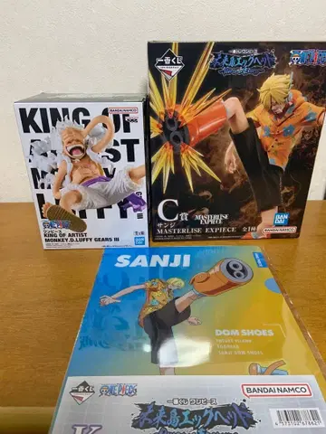 원피스 제일복권 상디, 루피 기어5 피규어