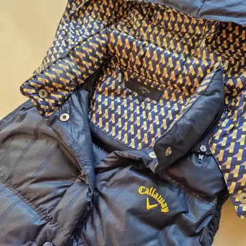 캘러웨이 네이비 다운 베스트 후드 부착