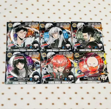 아마노 아키라 전시회 한정판 원작 컬렉션 캔뱃지 잔자스 스쿠알로 세트