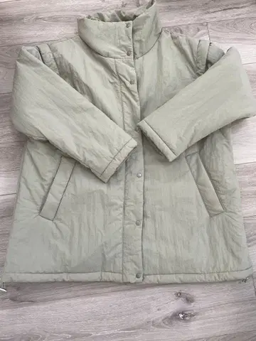 Samansa Mos2 그린 계열 다운 자켓 프리 사이즈