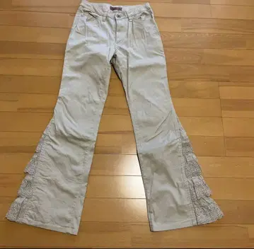 핑크하우스 사이드 레이스 팬츠