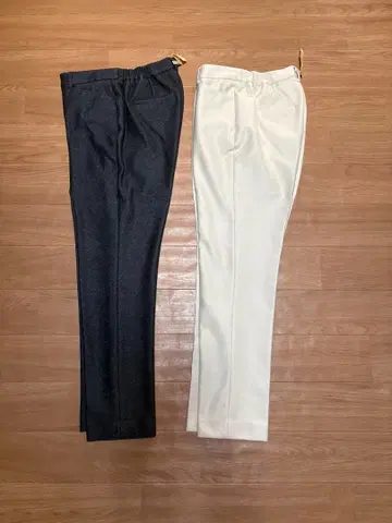 로트레아몽 팬츠 네이비 화이트 사이즈 3