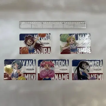 마도카 마기카 로손 한정판 클리어 파일 5개 세트