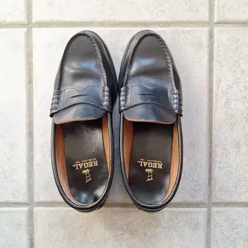 REGAL 블랙 로퍼 24.5cm