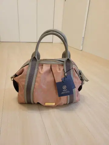 핑크 나일론 숄더백