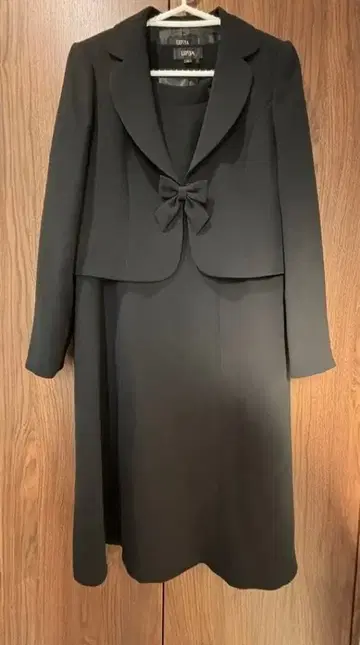 15호 블랙 포멀 2점(자켓, 원피스) 세트 상복
