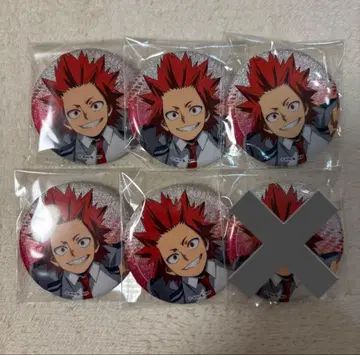 키리시마 에이지로 히로아카 글리터 캔뱃지 5개