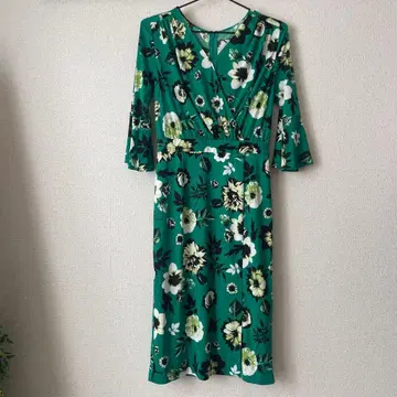 핑키앤다이안 그린 원피스