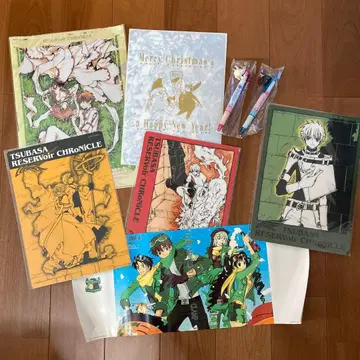 츠바사 크로니클 클리어 파일, 책받침, 샤프 펜 세트