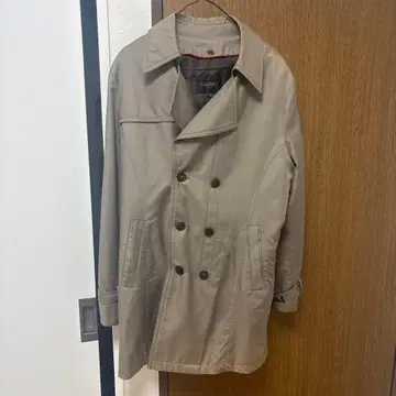 L'UOMO 트렌치코트 남성용 베이지 100 사이즈 벨트 포함