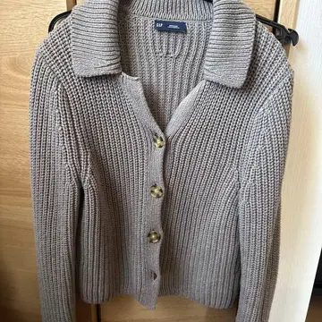 GAP 그레이 니트 가디건 M