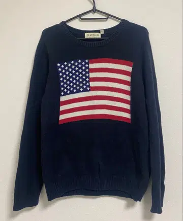 PLAYBACK 미국 국기 니트 스웨터