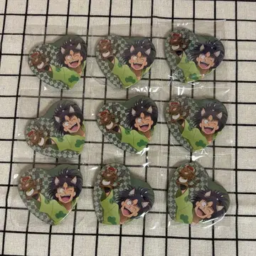 닌타마 란타로 난자타운 하트 캔뱃지 나나마츠 코헤이타 9개 세트