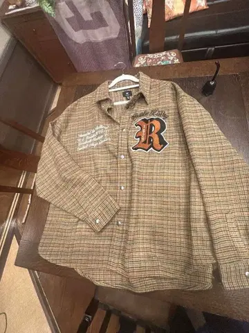 H&M echarlie k. ekay 오버 사이즈 체크 셔츠 XL