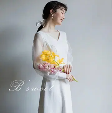 B'sweet 화이트 웨딩 드레스