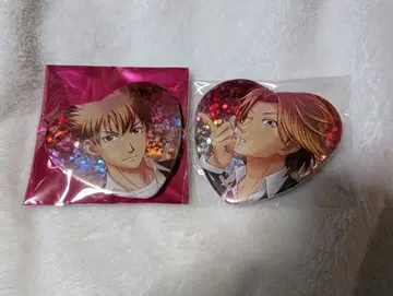 GS3 하트형 캔뱃지 2개 세트